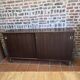 Vintage 1960s mahogany sideboard with sliding doors