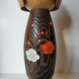 Great Kokeshi Doll, "LaTimide" by Okamoto Usaburo circa 1960-70 - Japan