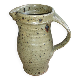 Stoneware pitcher by G. Tiffoche