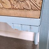 Petite commode bois sculpté