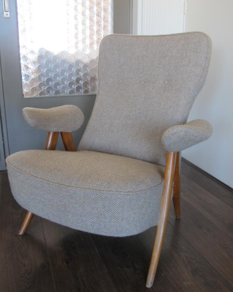 Chair living room 105 mid-century by Theo Ruth for Artifort, 1950 s
