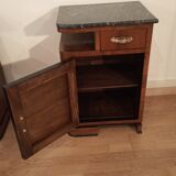 Tables de chevet italiennes Art Déco en noyer, Set de 2