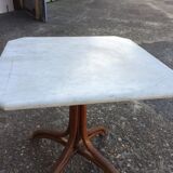 Old coffee table marble top