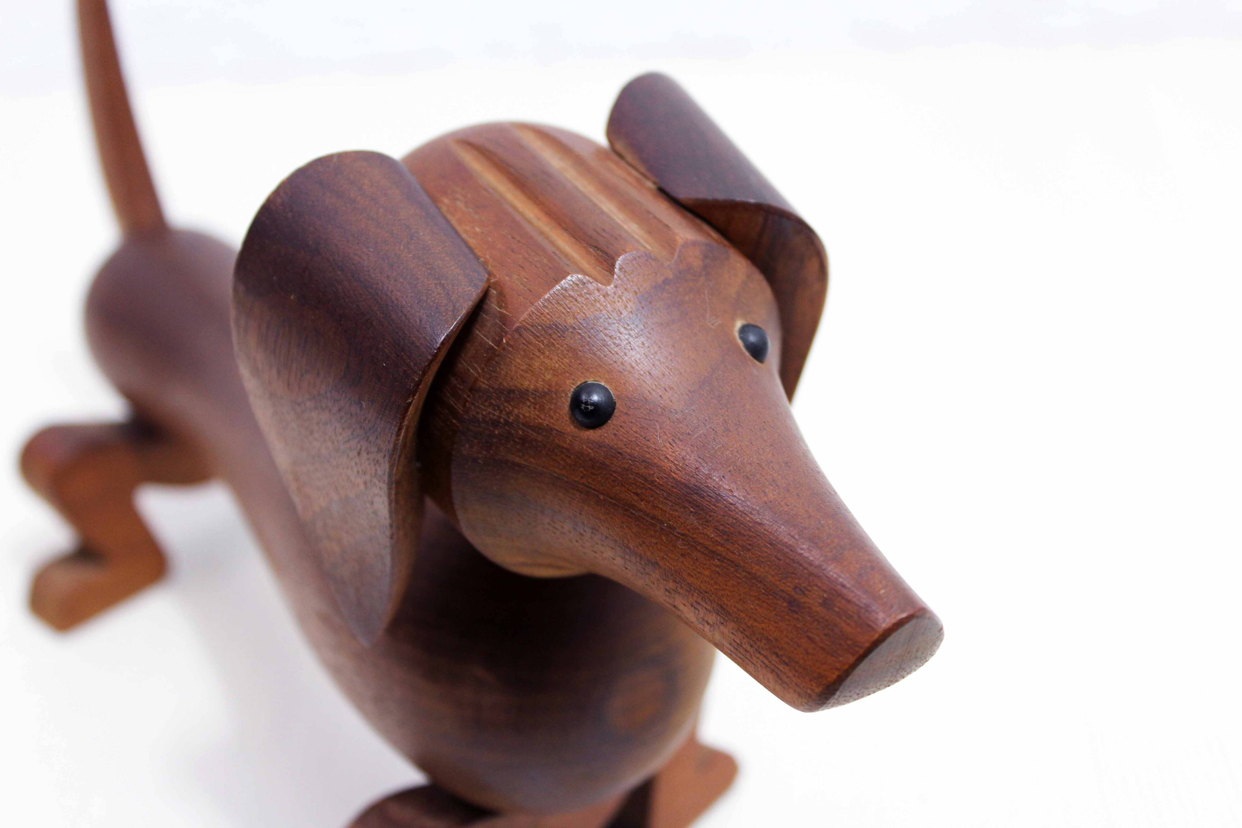 Dachshund by Kay Bojesen in teak 1950
