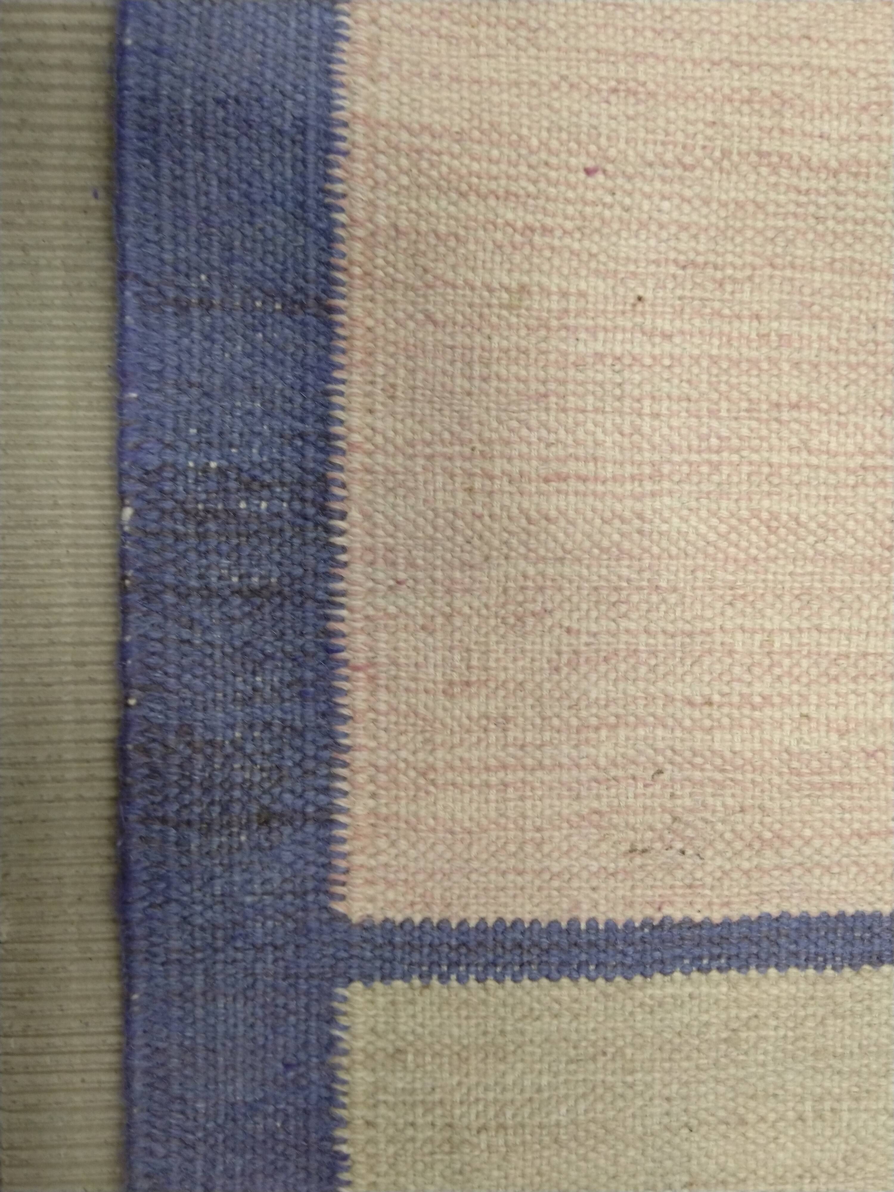 Scandinavian carpet of the 20th century by Elsa Ekholm, 197cm x 140cm