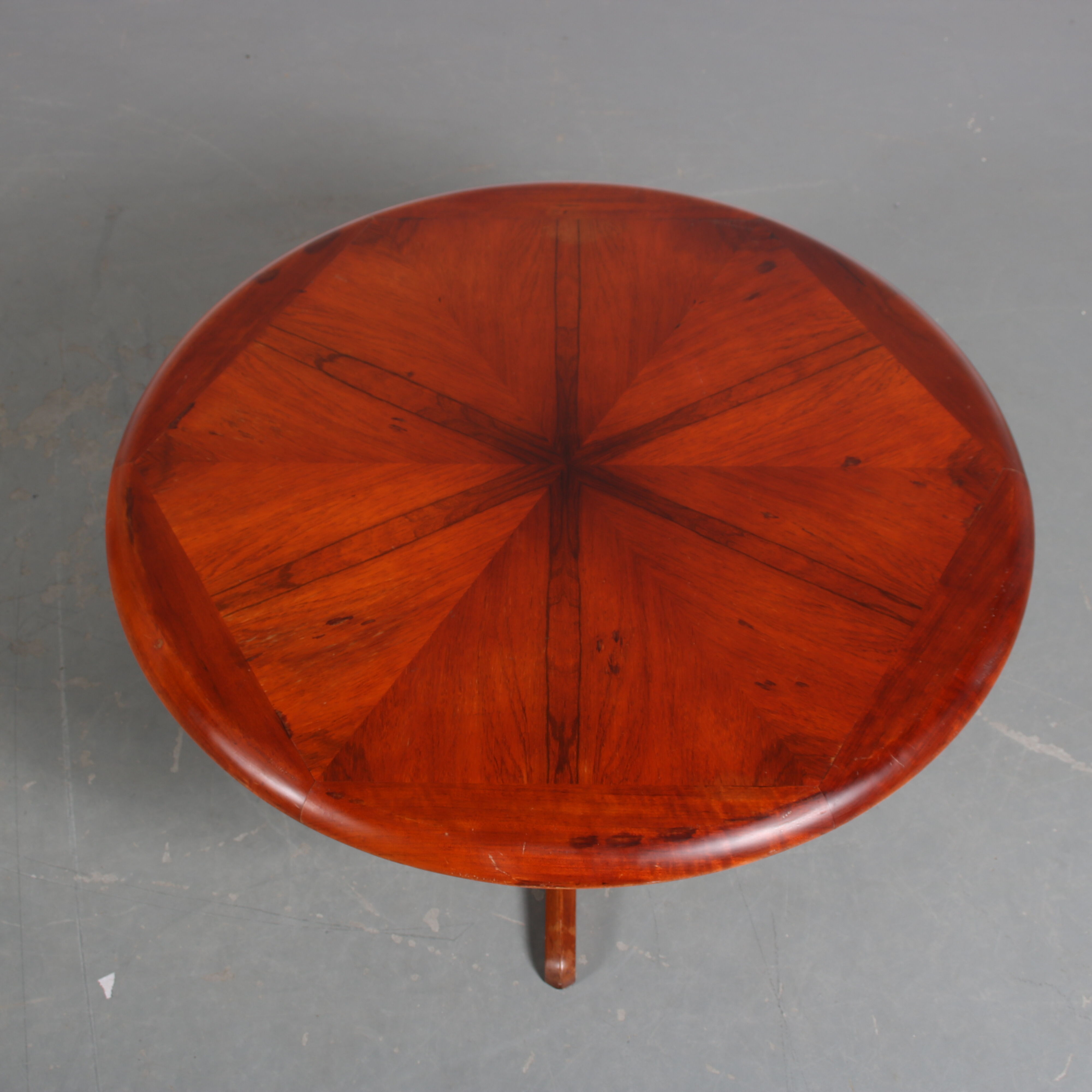 1960s Round wooden coffee table, Netherlands