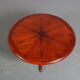 1960s Round wooden coffee table, Netherlands