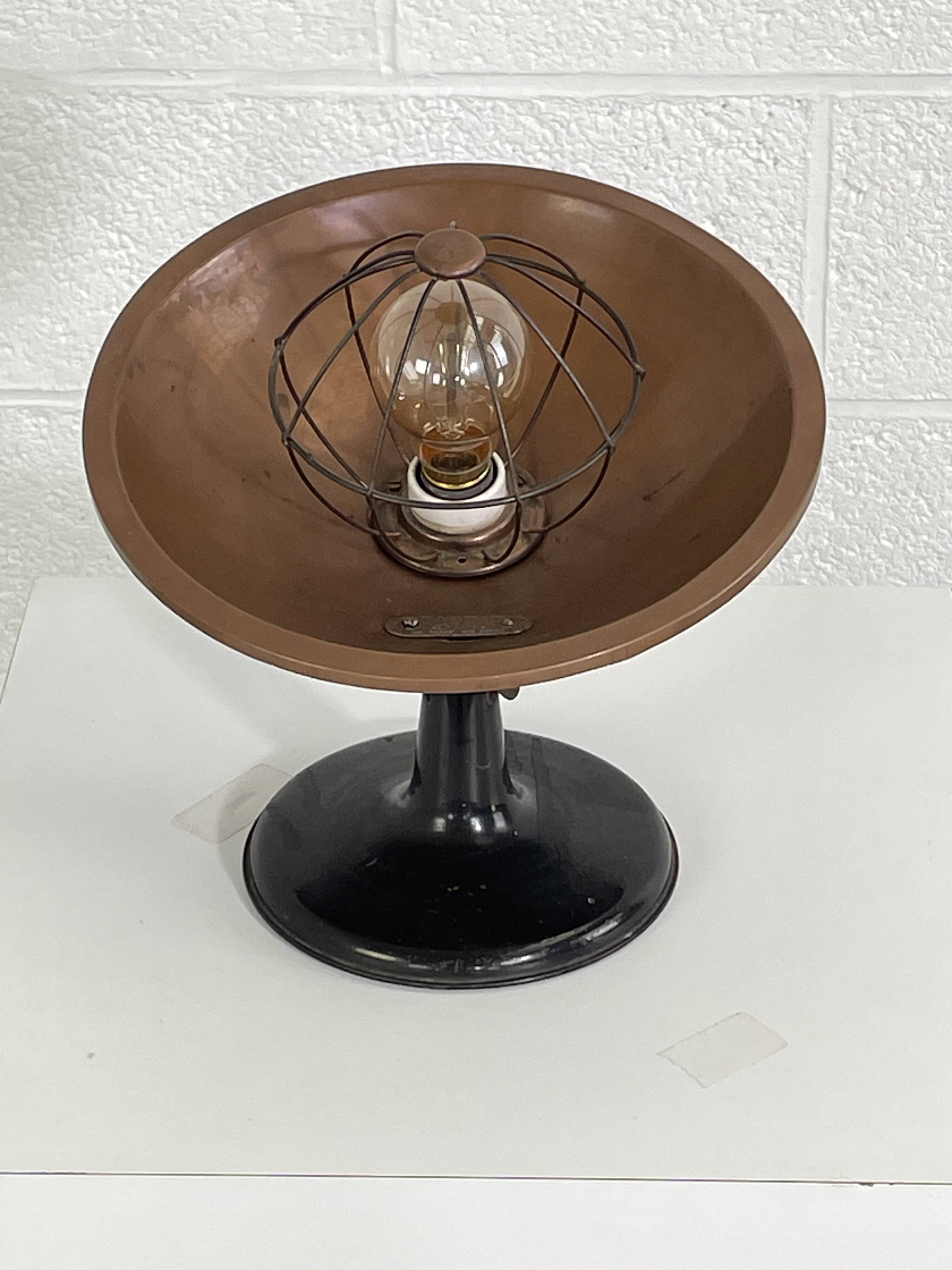 vintage metal lamp