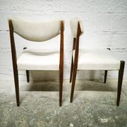 Paire de chaises vintage teck et skaï