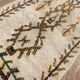 Tapis marocain Azilal fait main, tapis berbère en laine tissé à la main.