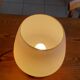 Vintage lamp from the 70s white opaline