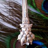 Solid silver sugar clamp lion's claws