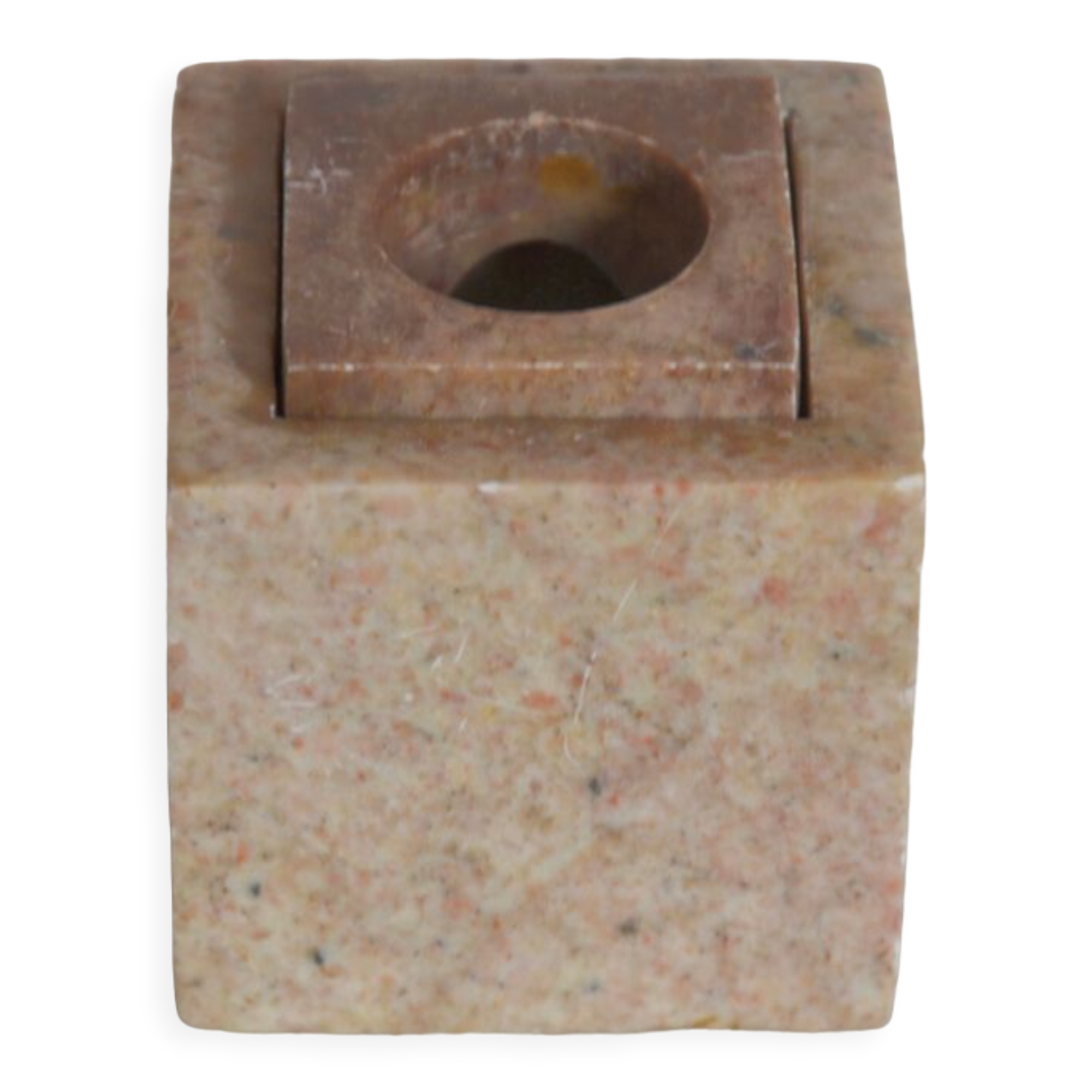 Vintage marble candle holder