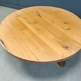 Brutalist tripod coffee table, 1960s