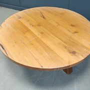 Brutalist tripod coffee table, 1960s