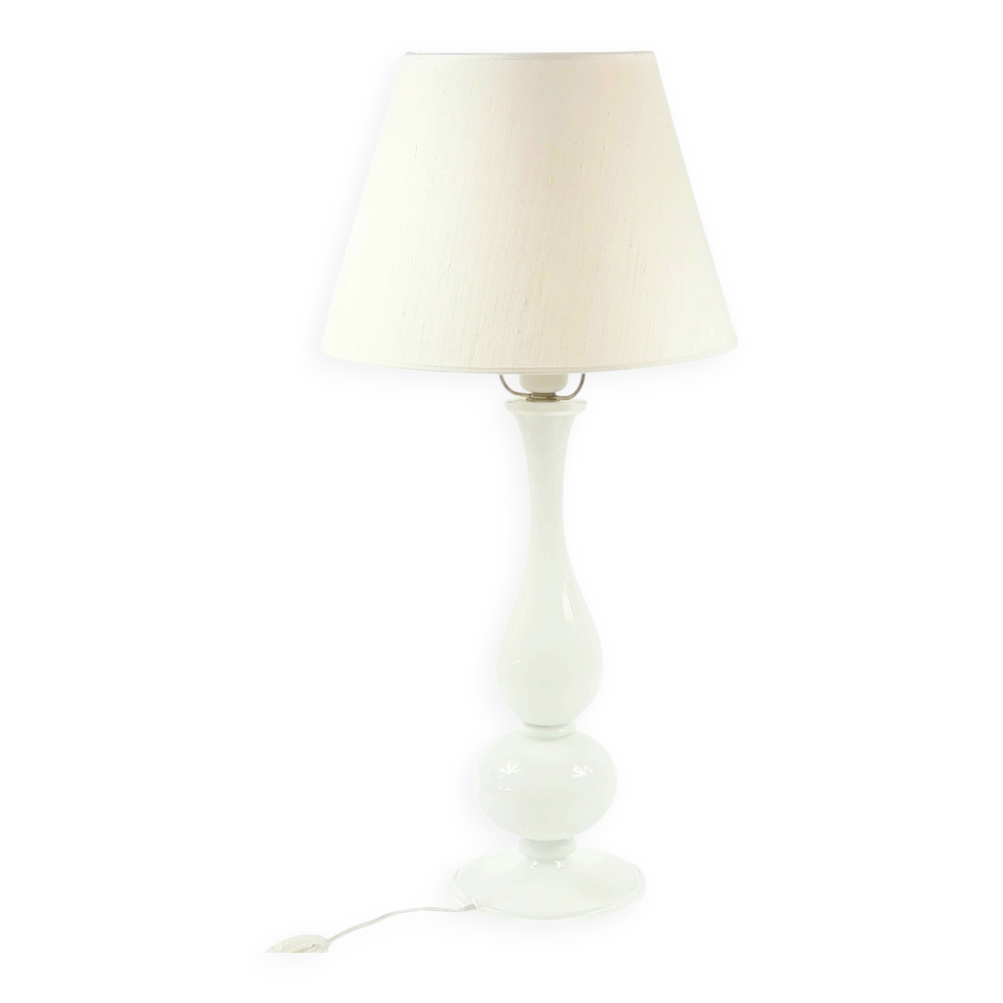 Labelled Mid-Century Murano Glass Table Lamp - Barovier & Toso, 1940s/50s