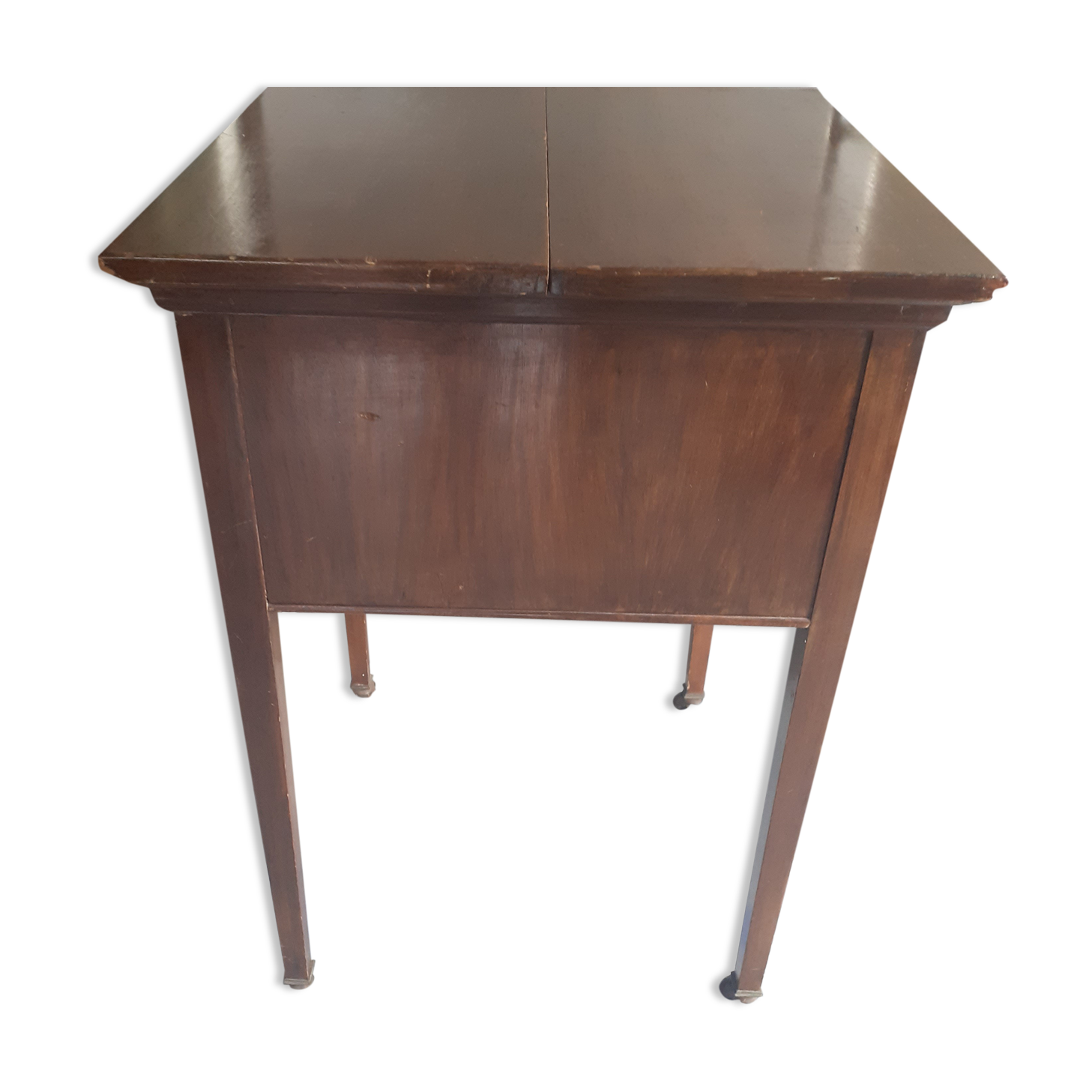Square mahogany bar table, years 50