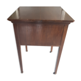 Square mahogany bar table, years 50