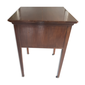 Square mahogany bar table, years 50
