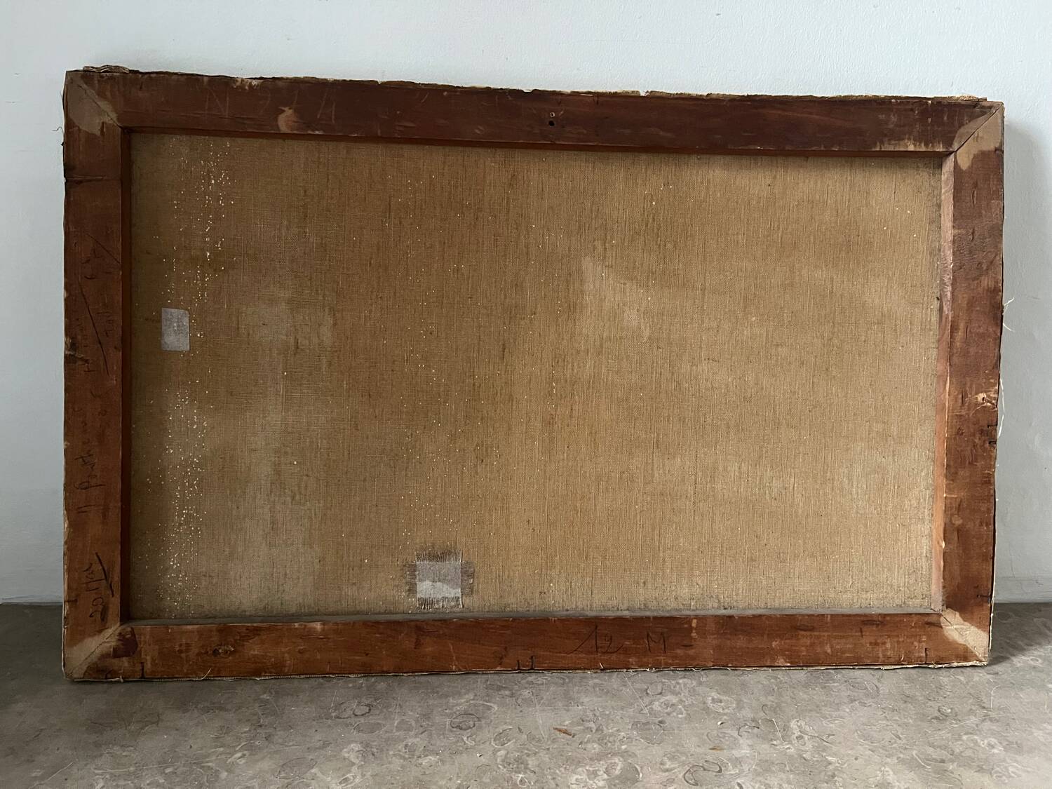 Fishing day, oil on canvas signed A. Parizy