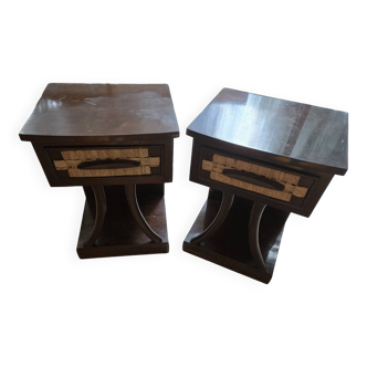Set of two bedside tables