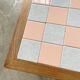 Table basse carrelage années 50