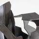 Jean Campa. Sculpture in cut patinated iron. 1980s.