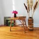Table basse en rotin, 1950