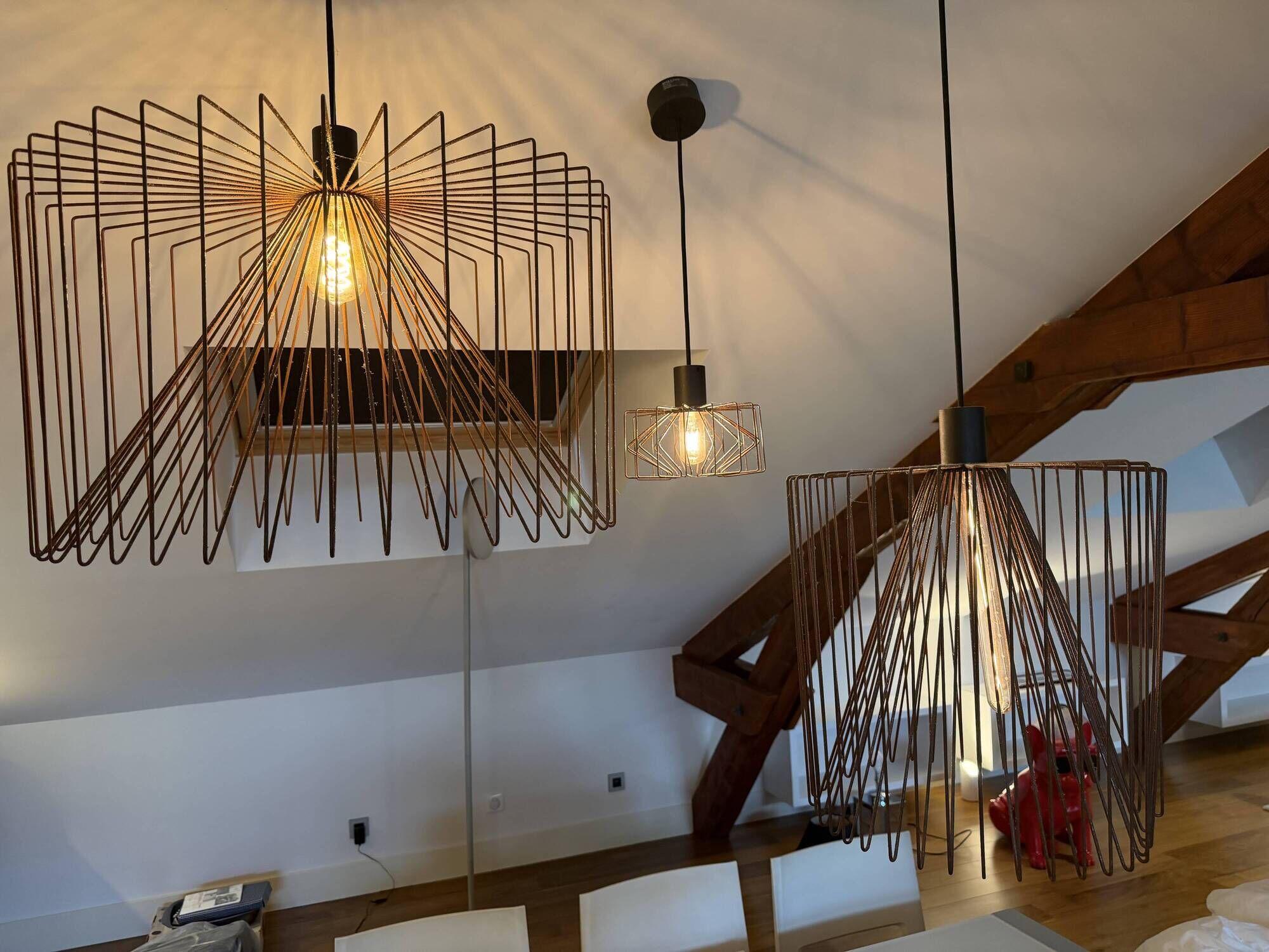 Suspension / luminaire design wever & ducre - model wiro
