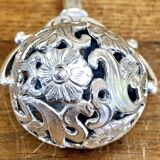 Ancien hochet grelot en argent