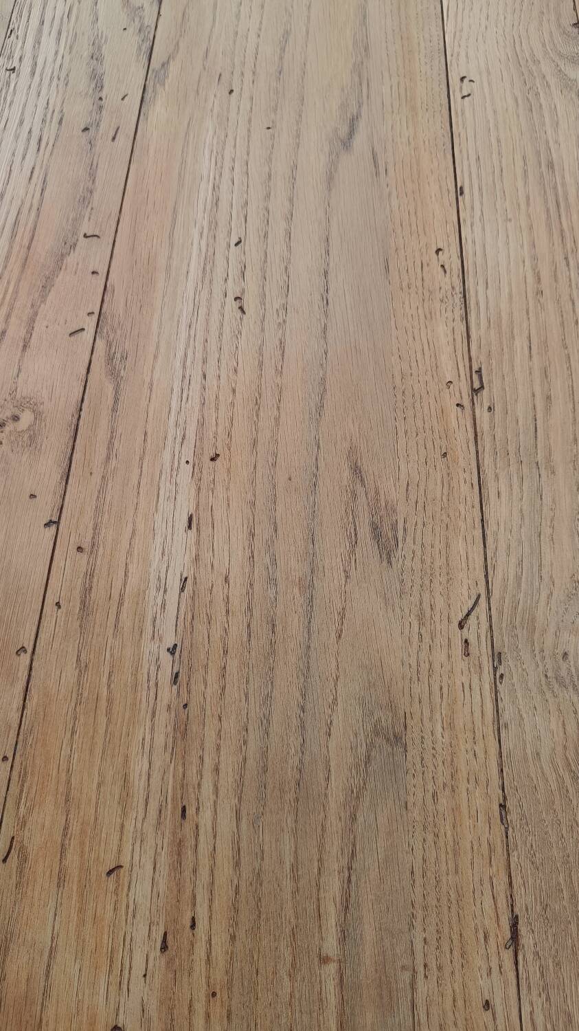 Old table made of raw wood