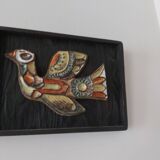 Plaque , ceramic roland zobel , the cyclades , anduze