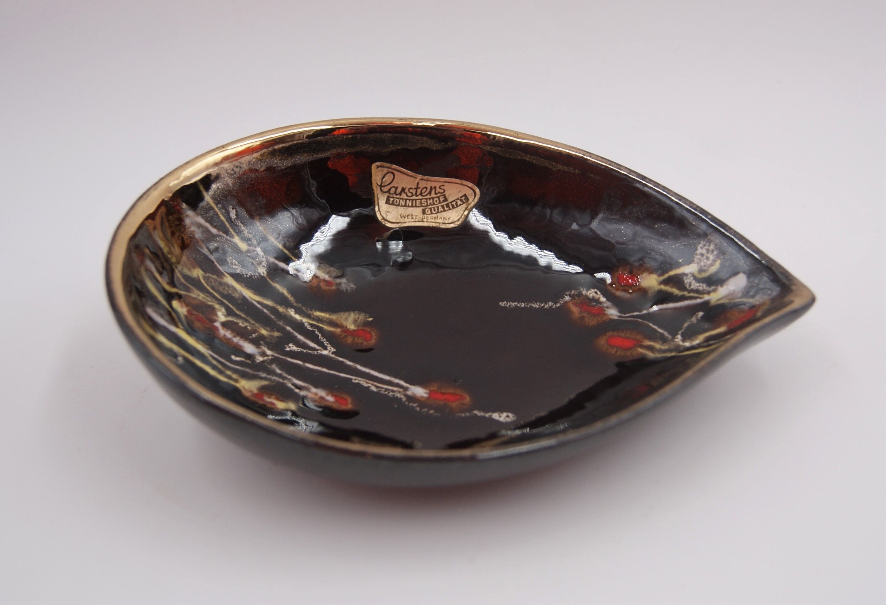 Vintage Carstens Germany ceramic pocket trays