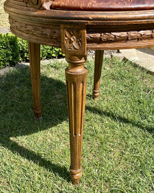 Walnut chair - Louis XVI style canage