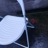 Two 80's folding chairs studio gp