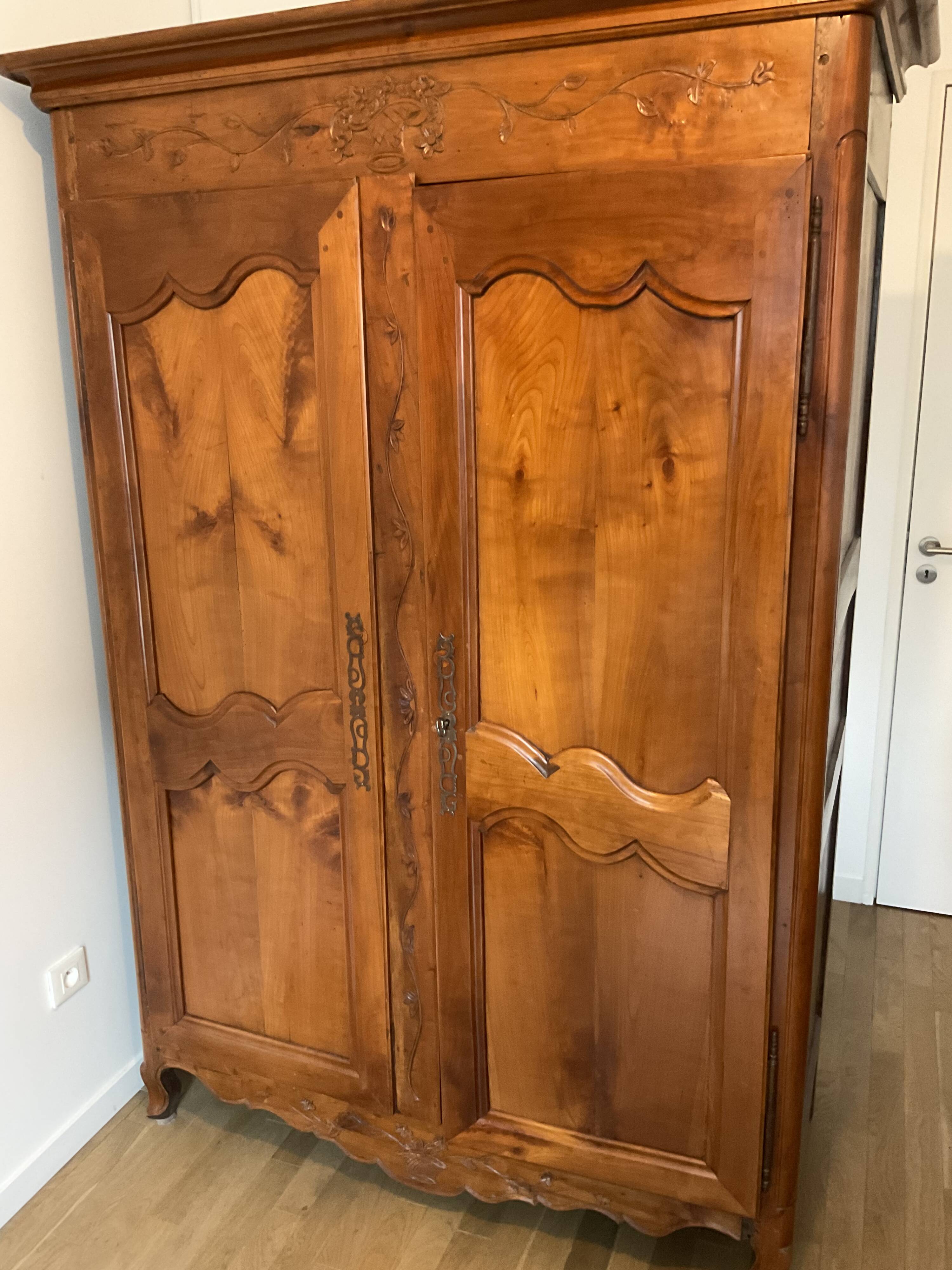 Antique carved cabinet