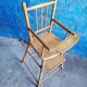 High wooden chair doll