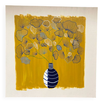 “August” canvas
