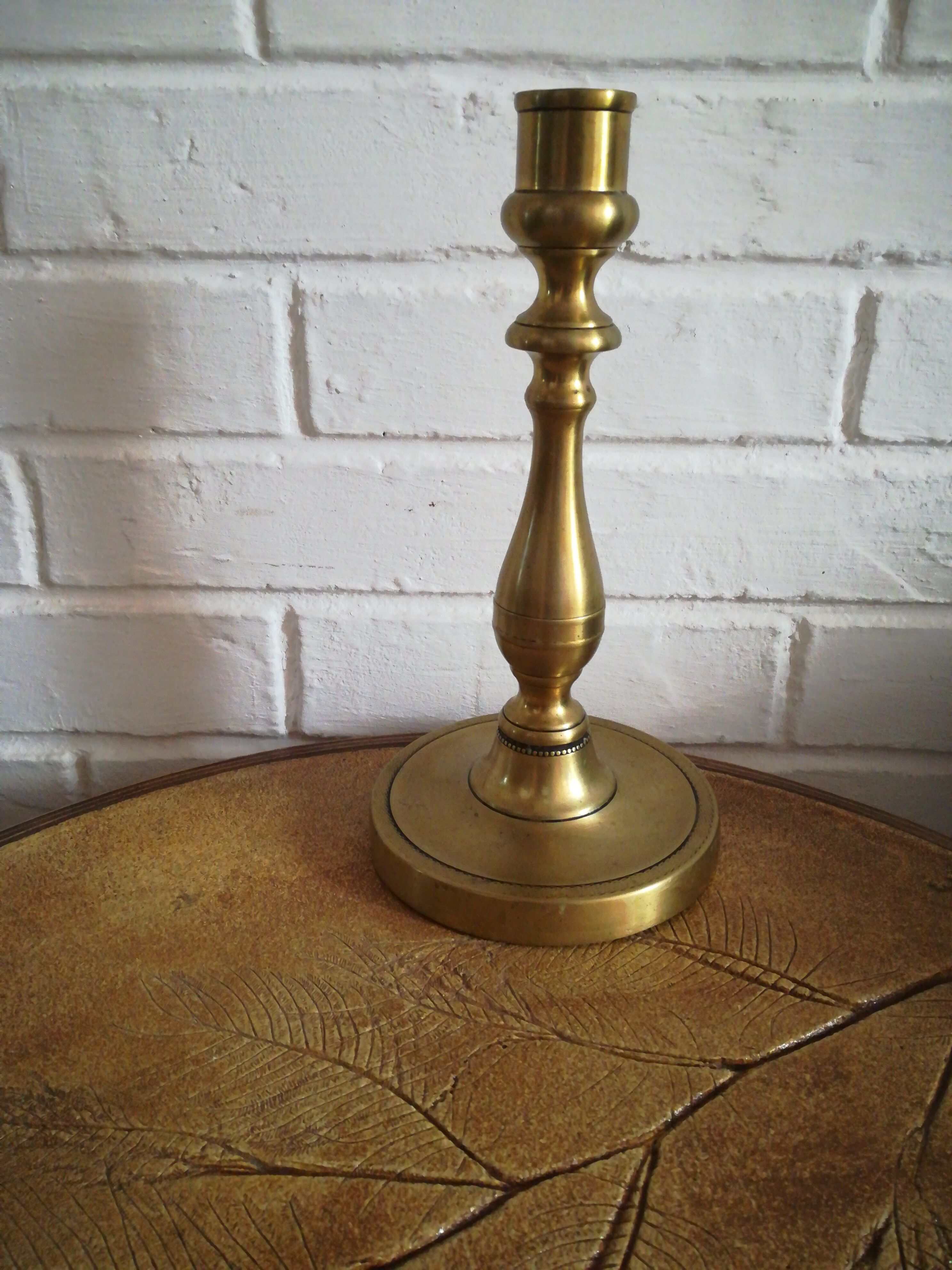 Brass candle holder