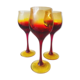 Set of 3 wine glasses by Professor Zbigniew Horbowy