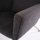 Wingchair – Hans J. Wegner – Model CH445 – Carl Hansen & Søn – Grey Hallingdal – With Footstool