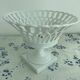 Navette Cup, footed cup, late 19th century, Empire Style, Porcelain