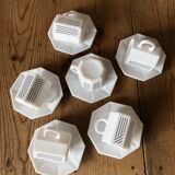 Set of 6 Arcopal coffee cups