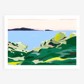 Frioul Islands - Art print (A4)
