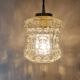 Chiseled glass suspension