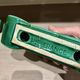 Pair of Art Deco green ceramic candlesticks