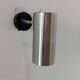 Pair of brushed aluminium tube wall lights from the 70s.