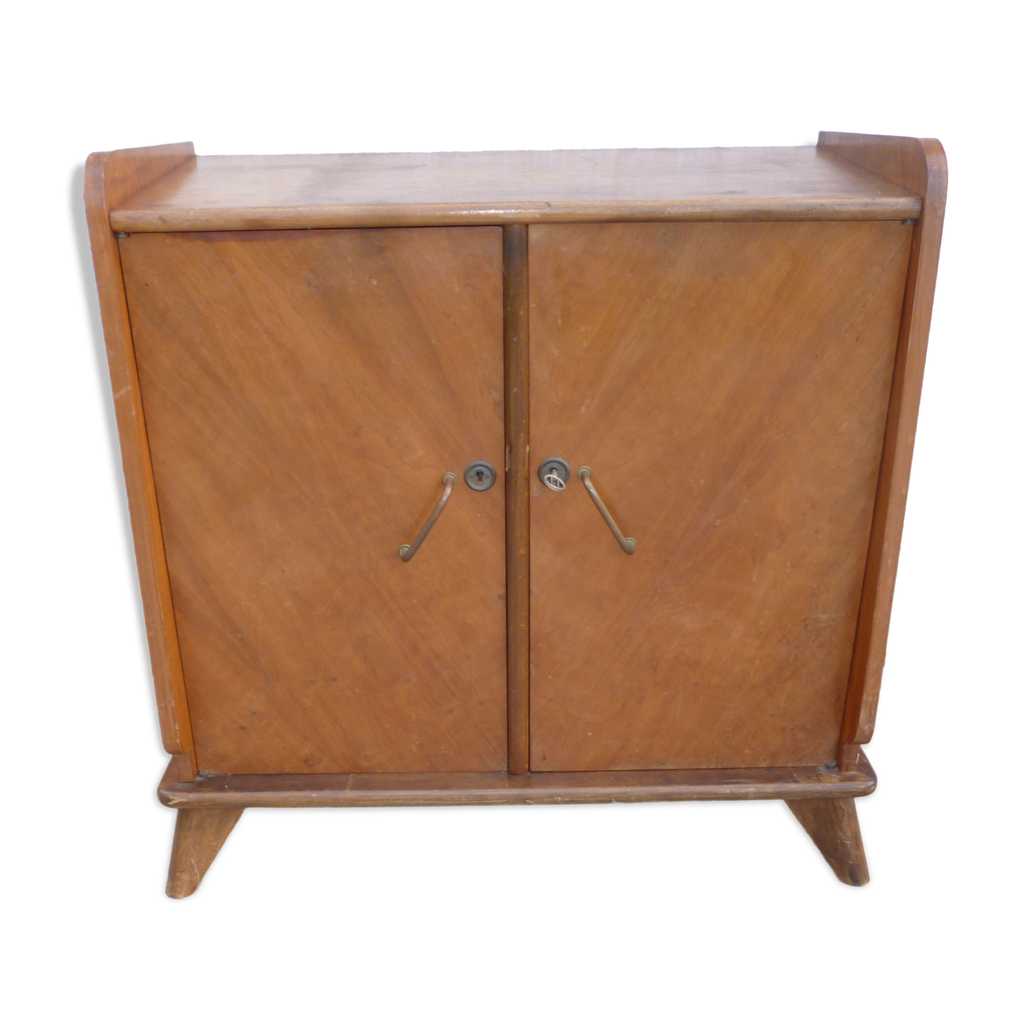 Vintage TV cabinet with drawers