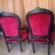 Pair of Louis XV style cabriolet armchairs
