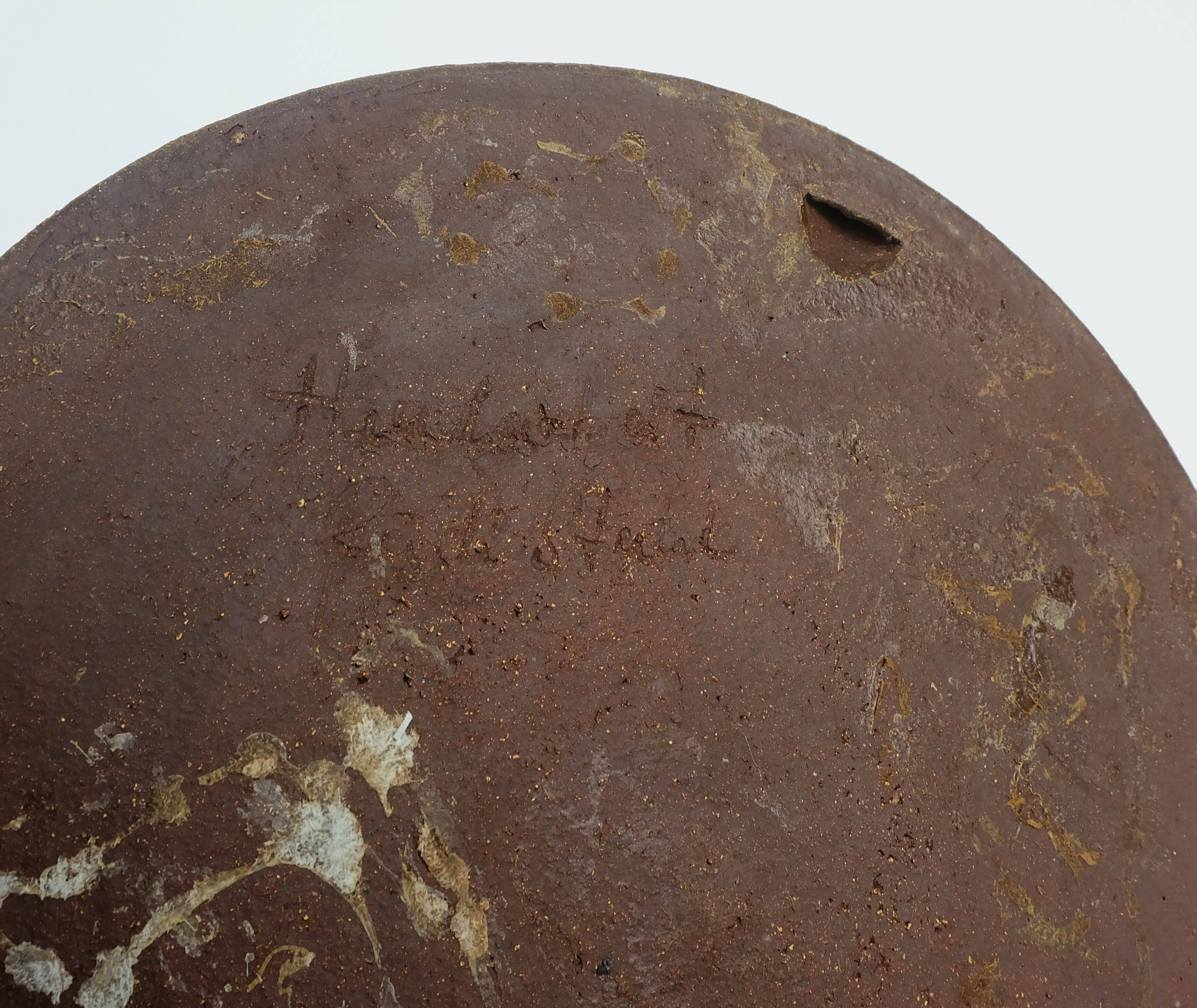 Large rudi stahl candle holder for 13 candles 1970s west german studio pottery